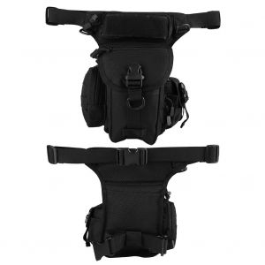 Sac banane portable pour le sport en plein air, la randonnee, le voyage, le cyclisme, le camping (noir) - Neuf