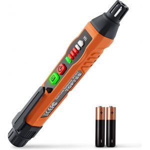 JEXNOVASHOP-D&eacute;tecteur de Gaz Naturel, TopTes PT177 D&eacute;tecteur de Fuite de Gaz avec Alarme Sonore et Visuelle, Portable D&eacute;tecteur de Gaz &agrave; Pile Propane, Butane, M&eacute;thane pour Camping Car (Pile x2 Inclus - Neuf