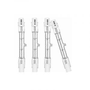 Ampoule Halogène R7s 78mm 120w 230v Blanc Chaud 2700k T3 Ampoule De Type J Pour Le Travail,La Sécurité,Les Lumières De Paysage,Les Lampadaires (Paquet De 4) - Neuf