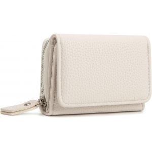 CAUC-Portefeuille pour femme, petit portefeuille en cuir &agrave; trois volets pour femmes, porte-monnaie pour femme, petit portefeuille avec 6 emplacements pour cartes, 1 compartiment pour billets et 1 - Neuf