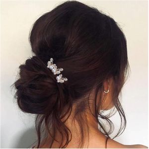 Kal-Épingle À Cheveux De Mariage En Métal Feuille De Mariée Épingles À Cheveux En Métal Feuille De Mariée Épingles À Cheveux Vintage Perle Épingles À Cheveux De Mariage Accessoires De Pack De 3 - Neuf