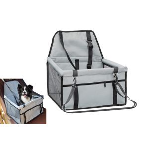 Si&egrave;ge Rehausseur De Voiture Pour Petits Chiens Et Chiots - Sac De Transport De S&eacute;curit&eacute; Avec Compartiment De Rangement - Neuf