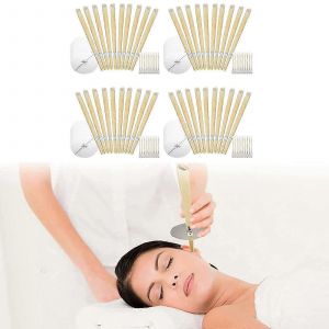 Paquet De 40 Bougies D'oreille En Cire D'abeille Enlèvement De La Cire,Bougies De Cire D'oreille Naturelle De 9 Pouces Pour L'élimination De La Cire De Cire De Mirage D'oreille,Bougies De Cire D'oreil - Neuf