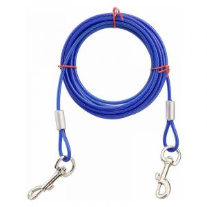 Laisse Pour Chien, Laisse Pour Chien, Laisse Pour Animal De Compagnie, Laisse Pour Petite/Moyenne Race (10 M, Bleu) - Neuf