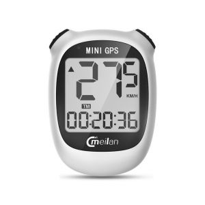 Compteur De Vélo Étanche Meilan ¿ Compteur Kilométrique Haute Précision Avec Batterie Rechargeable Usb Et Indice Ipx6 ¿ Blanc - Neuf