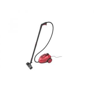 2000 W Nettoyeur Vapeur 5,0 BAR avec 15 Accessoires COSTWAY, Réservoir 1,8 L, Roues Universelles, pour Verre Tapis Plancher, Rouge - Neuf