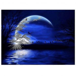 5d Broderie Peintures Strass Coll&eacute; Diy Diamant Peinture Point De Croix - Neuf