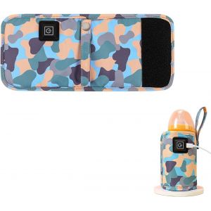 Kalanka-Chauffe-Biberon Portable,Chauffe Biberon Usb,R&eacute;chauffeur De Biberon,Sac Chauffant Biberon,Sac Chauffe-Biberon,Chauffe Biberon Voiture Et Maison Pour Les Soins De B&eacute;b&eacute; &Agrave; La Maison En Plein Air - Neuf