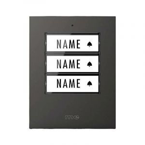 M-e Modern-electronics - 41307 Sonnette Sans Fil Emetteur &eacute;clair&eacute;e, Avec Porte-nom X915502 - Neuf