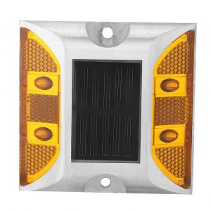 Lampe Solaire D'exterieur En Aluminium Moule Pour Poteau Routier - Neuf