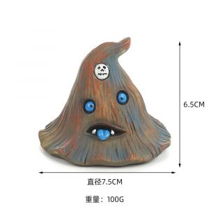 Pop39530-K 7,5 X 7,5 X 6,5 Cm - D&eacute;coration D'ambiance Squelette Humain Pour La Toussaint, Figurine D'action, Bougeoir, Plateau, Sorci&egrave;re, Horreur, Bureau, Jouets D&eacute;coratifs - Neuf