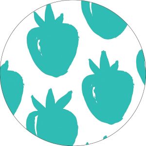 LKLJIJ-, Tapis de Souris Rond imprimé numérique, Base antidérapante, pour Bureau et Maison, diamètre : 22 cm - Neuf