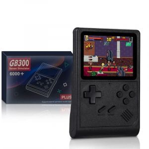 Ore-Gb300 Lecteur De Jeu Portable 3.0 Pouces Écran Tv Console De Jeu Vidéo Sortie Av Console De Jeu Rétro Intégré 8g 6000 + Jeux--Black - Neuf