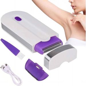 Epilateur &Eacute;lectrique &Eacute;pilateur Visage &Eacute;pilateur Electrique Femme Sans Fil Usb Rechargeable &Eacute;pilateurs Et Accessoires Kit Tout-En-Un Mini-&Eacute;pilateur Pour Le Corps Aisselles Bikini Nettoyage Du Visage - Neuf