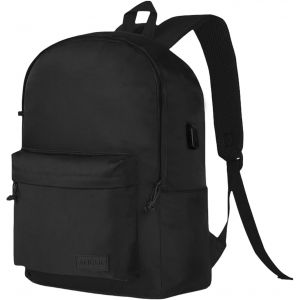 KALANKA-Sac à Dos Scolaire, Sac à dos loisir, Sac à dos collège, Sac de Voyage, Sac d'école léger Résistant à l'eau pour Ordinateur portable de 15,6 pouces pour Voyage, Travail - Neuf