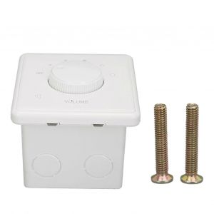 60W Contrôle du volume Sécurité professionnelle 4 vitesses Bouton réglable Contrôleur de volume pour haut-parleurs domestiques - Neuf