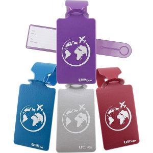 KALANKA-UGOZEN Lot 4 &Eacute;tiquettes de Bagage Lux&eacute;o. Lot Fun - Neuf