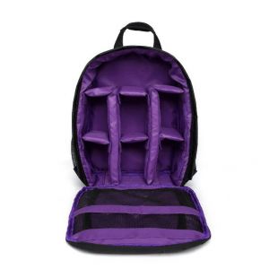 Sac photo - violet (hors appareil photo), sac à dos photo étanche et antichoc sac de camping petit sac photo sac à dos de voyage sac photo Canon Sony - Neuf