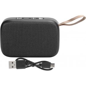 KAL-Mini Haut-Parleurs Bluetooth, Mini Son Usb Portable Stéréo Sans Fil Avec Radio Fm, Caisson De Basses Pour Douche, Chambre, Vélo, Voiture(Brun) - Neuf