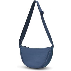 Sac Banane Femme Bandoulière,Crescent Nylon Bag,Crossbody Bag Women,Sac Besace Loisir,Banane Sacoche,Sac Porté épaule,Sac à BandoulièRe Casual,Sac à Main Portable Avec Fermeture éclair - Neuf