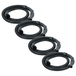 vhbw 4x Tuyau compatible avec K&auml;rcher WD 5.500 M, WD 5.600 MP, WD 5.470 * EU II aspirateurs - 3,5 m, poign&eacute;e, avec raccord circulaire 35 mm - Neuf