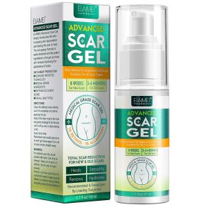 Gel De Cicatrice En Silicone-Gel Crème D'élimination Des Cicatrices, Crème Contre Les Vergetures Pour Cicatrices Anciennes Et Nouvelles, Crème Anti-Cicatrice Formule Douce 50ml - Neuf