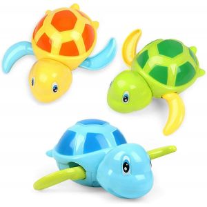 Jouets De Bain Pour Tout-Petits De 1, 2, 3, 4 Et 5 Ans, Jouets De Piscine Pour Enfants, Tortue Nageuse Amusante &Agrave; Remonter - Neuf