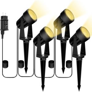 Spots De Jardin Aliment&eacute;s Par Secteur, 14 M, Lumi&egrave;res Paysag&egrave;res, 3 000 K 14 V, Lumi&egrave;re &Agrave; Piquet Ip65, &Eacute;tanche Ip65, &Eacute;clairage Pour Jardin, All&eacute;e, Pelouse, Cour, Patio, All&eacute;e, D&eacute;corations - Neuf