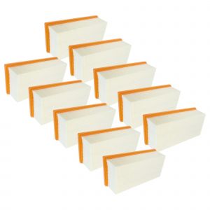 vhbw 10x filtre pliss&eacute; plat compatible avec K&auml;rcher NT 72/2 Eco Tc, NT 65/2 Eco Tc aspirateur sec/humide, aspirateur industriel - Neuf
