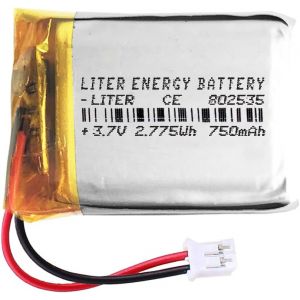 Batterie 802535 LiPo 3,7 V 750 mAh 2,775 Wh Rechargeable Connecteur PH2.0 (JST-PHR-02) Type B Lithium : Assurez-vous que la polarit&eacute; de l'appareil correspond &agrave; la batterie 37 x 25 x 8 mm (PH2|750mAh - Neuf