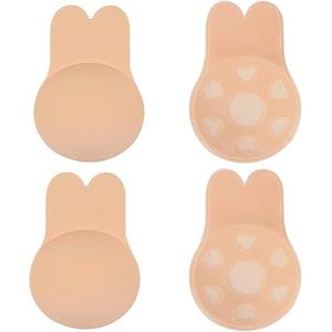 2 Paires De Collant, Soutien-Gorge,Lifting Des Seins Adhésif Soutien-Gorge Invisible En Silicone Réutilisable Nippleless Couvre Beige - Neuf