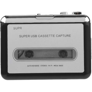 KALANKA-Cassette vers Enregistreur sur Cassette PC, Cassette Portable Lecteur de CD MP3 à Convertisseur de Capture USB - Neuf