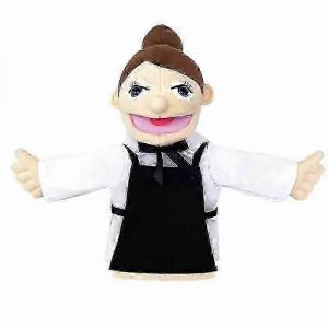 Marionnette À Main En Peluche Douce, Jouet Amusant, Personnage Professionnel, Offre Spéciale !-Serveur - Neuf