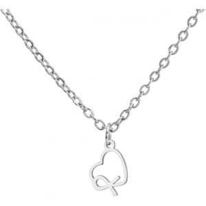 Kal-Collier Délicat En Forme De C?ur Pour Le Cancer Du Sein Pendentif En Ruban Rose Bijoux De Sensibilisation Au Cancer Du Sein Pour Femmes - Neuf