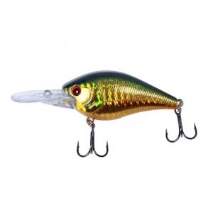 12.5g 88mm Artificiel Leurre P&ecirc;che 3d St&eacute;r&eacute;o Yeux Hame&ccedil;ons Pointus Accessoires Pratique Dur P&ecirc;che App&acirc;t Fournitures De P&ecirc;che-Vert - Neuf