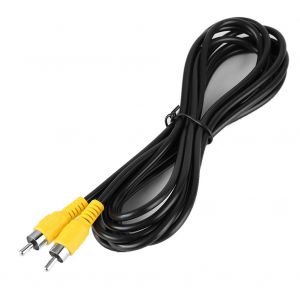 Adaptateur convertisseur AV male vers male, cable coaxial, ligne audio video (3 m) - Neuf