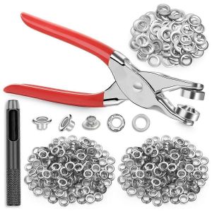 642pcs Oeillet Outil Kit 1/2 Pouce Oeillet Kit Avec 320pcs Oeillets Oeillets,320pcs Rondelles Et Oeillet - Neuf