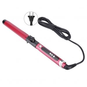 Fer A Boucler Rotatif Lcd Pour Salon De Coiffure (Rose 28 Mm) (110-240 V) Prise Ue - Neuf