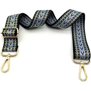 RFCBC-Bandouliere de Rechange Sac Reglable Bleu, Sangle de Sac a Main Remplacement, Sangle de Rechange Universelles mit Boucle Dore pour Femme Sac à Main, Sac à Bandoulière, 21 - Neuf