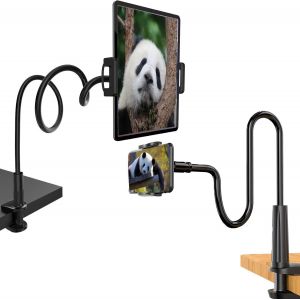 Nc Support Portable,Support Smartphone,Support Téléphone,Support De Tablette Et Smartphone Pliable,Support Réglable Encol-De-Cygne Stand Avec Bras Extensible Pour Téléphone. - Neuf