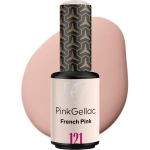 Maa-Vernis Semi Permanent Uv - 121 French Pink 8 Ml - Vernis Gel Uv Semi Permanent Rose Pour 14 Jours - Gel Polish Facile À Utiliser De Qualité Salon - Facile À Enlever - Neuf
