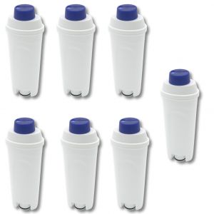 Lot de 7 filtres adoucisseurs d'eau mod&egrave;les ECAM Cafeti&egrave;re Machine &agrave; Caf&eacute; (5513292811 DELONGHI BEKO) - Neuf