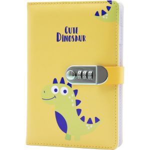 145x210mm, Créatrice De Cuir D'unité Centrale De L'écriture De Journal Pour Ordinateur Portable(Vert), A5 Journal Avec Le Code Journal De Voyage De Bloc-Notes Avec Serrure À Combinaison - Neuf