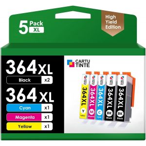 NouvelHorizonstore-364XL Cartouches d'encre Compatible pour HP 364 XL Remplacement pour Cartouche Encre HP 364 per Photosmart 5520 5510 6510 6520 7510 7520 per Deskjet 3070A 3520 per Officejet 4610 4 - Neuf