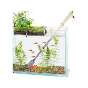 Aspirateur Aquarium &Eacute;lectrique 4 En 1 Siphon Nettoyeur De Gravier Pour Changement D'eau, Filtration Et Nettoyage Des Vitres - Neuf