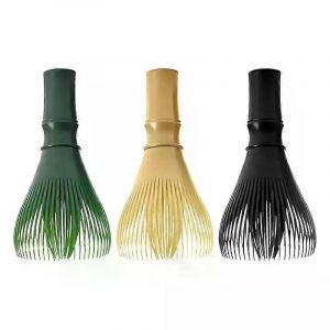 Fouet à matcha en silicone Mélangeur et agitateur à matcha réutilisables Fouet à matcha de qualité alimentaire Outil à thé Brosse à thé pour accessoires de cuisine - Neuf