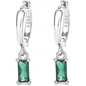 Kalanka-Boucles D'oreilles Femme Avec Drop Vert, Boucles D'oreilles Dor&eacute; Femme 14k Boucles D'oreilles Femme Ou Femme Et Homme 2pcs - Neuf