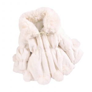 Liquidation Enfants B&eacute;b&eacute; Filles Hiver Solide Bande Dessin&eacute;e Fausse Laine Pull Veste Plus Velours &Eacute;paississant Manteau Cape Veste &Eacute;pais Chaud V&ecirc;tements D'ext&eacute;rieur V&ecirc;tements - Neuf