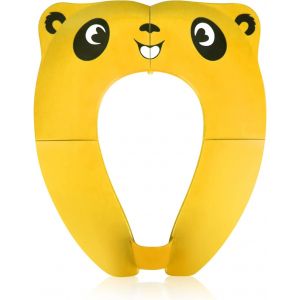 R&eacute;ducteur de si&egrave;ge de toilette pour b&eacute;b&eacute;, si&egrave;ge de toilette pliable pour enfants, r&eacute;ducteur de si&egrave;ge de toilette portable pour b&eacute;b&eacute;s gar&ccedil;ons et filles avec 8 coussinets antid&eacute;rapants et 1 sac de tra - Neuf