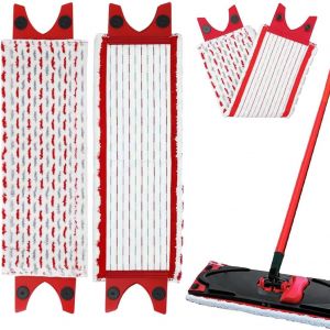 2 Pack Microfibre Mop Pads for Vileda Ultramax - Effective Stain Removal - Clean Your Floor with Ease and Durability - Neuf